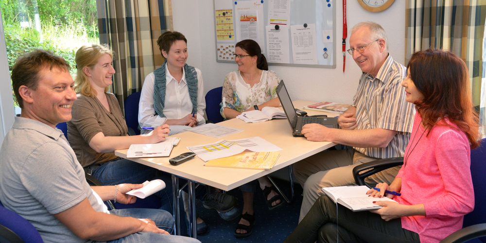Teambesprechung der Mitarbeiter
